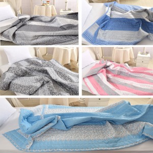 Summer Blanket Embossed Single Item for Accommodation (Select option among 6 colors)